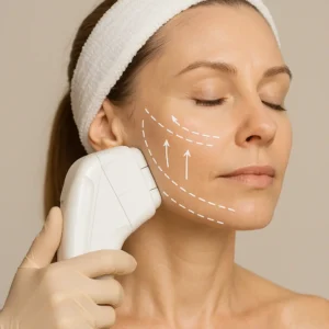 Woman having HI-FU to reduce wrinkles call LA LIPO Maidenhead Now!