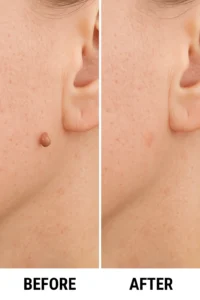 Skin tags removal Maidenhead before and after