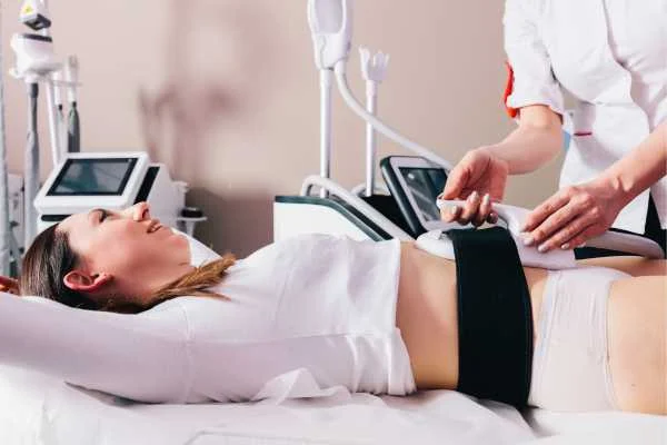 woman having body sculpting to help improve her body image and her mental health Maidenhead
