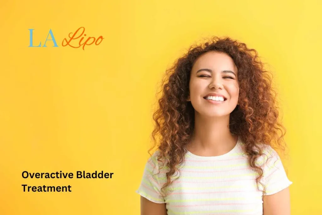woman smiling about overactive bladder treatment Maidenhead solutions