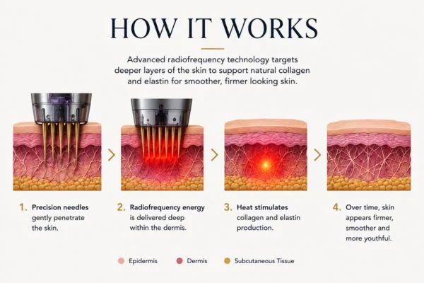 Diagram of how Collagen Lift Therapy Maidenhead works